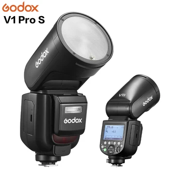 Godox V1Pro S V1 Pro TTL Li-ion Professional Speedlite Round Head Camera Flash Wireless Transmission Speedlite Flash for SONY