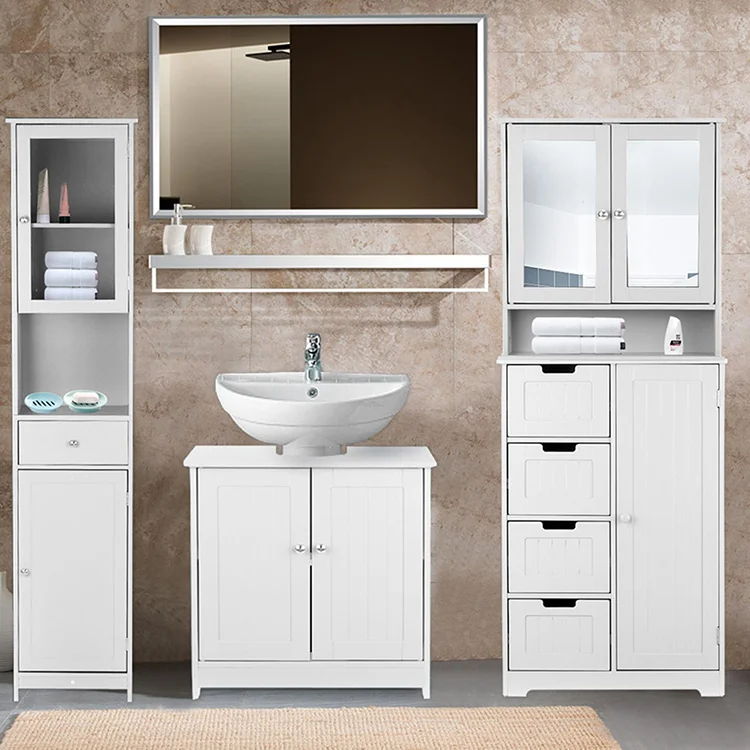 Latest Hot Sale double vanity home china custom modern design mirror furniture bathroom
