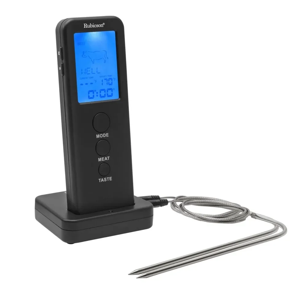 Digital Dual Probes Grill BBQ Wireless Cooking Food Meat Thermometer With Oven Probes for Beef Meat