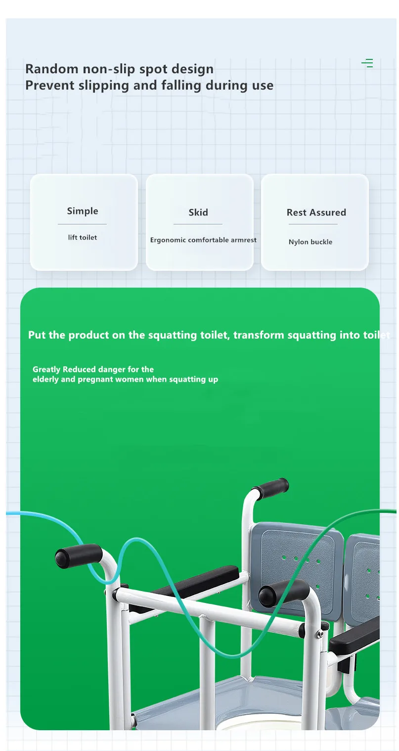 Bliss Lift Chair For Patient Multifunctional Hydraulic Lift Patient Transfer Commode Chair Easy