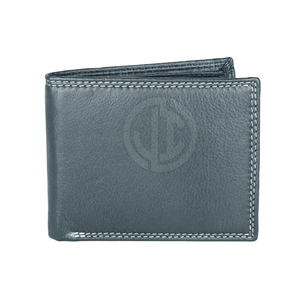 2023 Custom Logo Design Men's Real Cowhide Leather Wallet Whole Sale Price Men Wallets For Sale