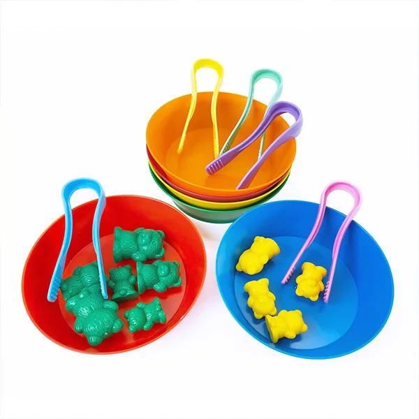 10 Pieces Colorful Plastic Kids Tongs Buy Kids Tongs,Plastic Tongs