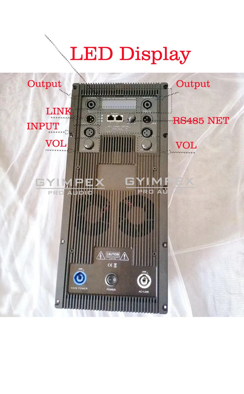 3 Way Amplifier Module - 1000w+1000w+3000w RMS Power Handling