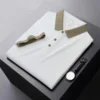 White [POLO collar]