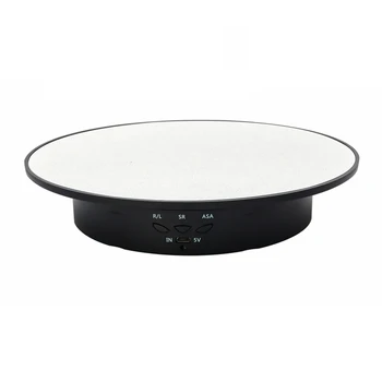 20cm 3 Speeds Smart Mirror Velvet Electric Rotating Display Stand Turntable Jewelry Holder product image