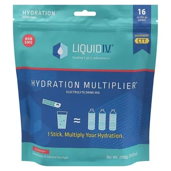 Liquid I.v. Hydration Multiplier - Strawberry - Hydration Powder ...