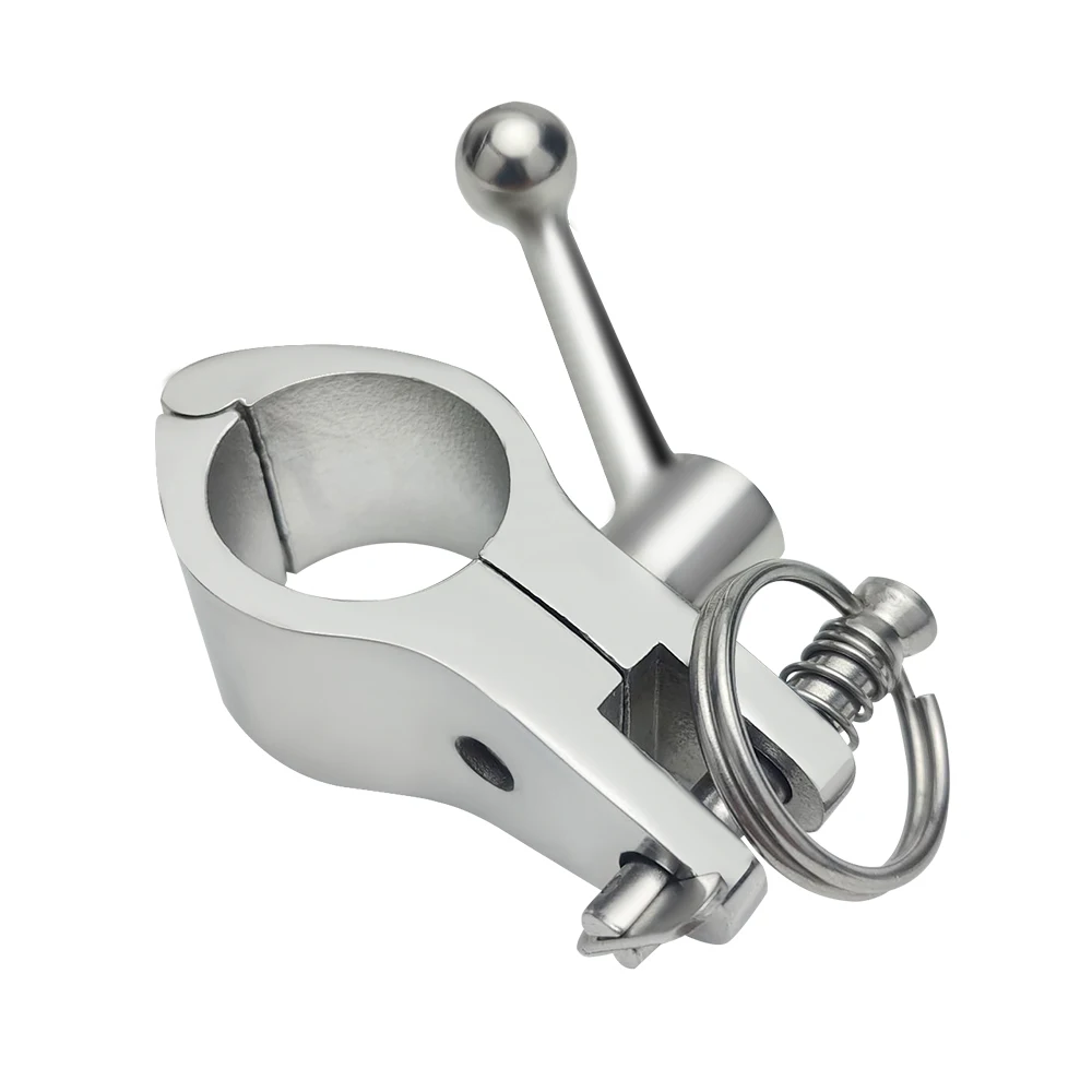 Abraçadeira de Tubo do Tipo Chave com Pino e Anel de Tração em Aço Inoxidável Ferragens Marítimas