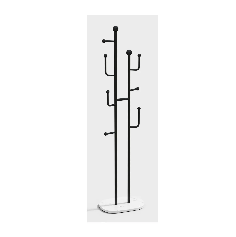 Argos White Coat Stand Portable Hooks Coat Stand With Marble