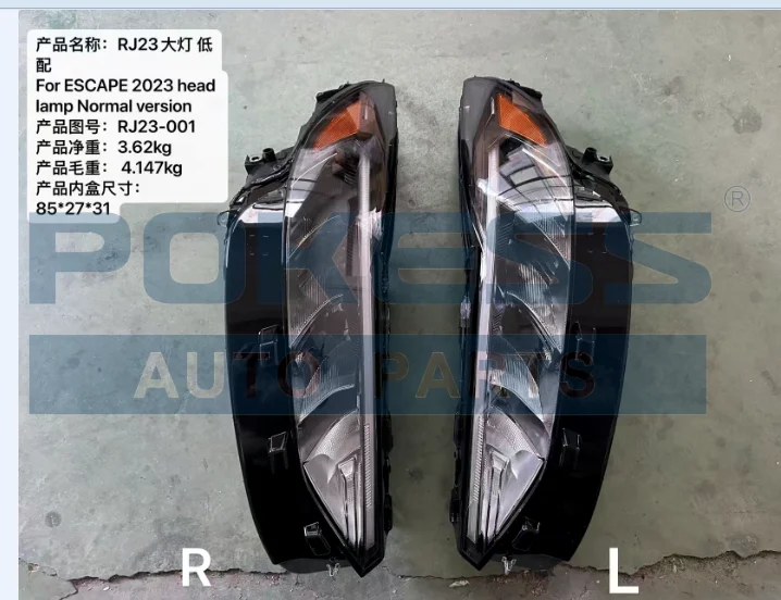 PJ6Z13008C RightHeadlight Assembly for Ford Escape 2023-2025 US Base ... — 3
