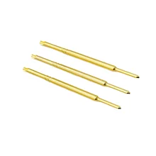 gold plated brass electrical male female contact pcb pin plug pins for medical cable