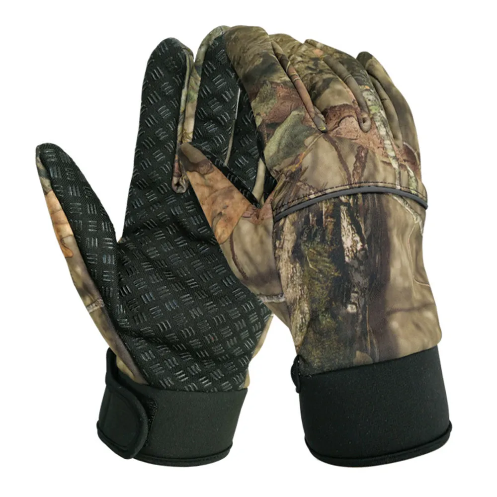 Hunting Unisex Adult Waterproof Hunting Gloves Winter Work Gloves With