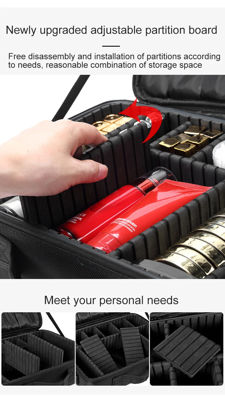 Custom Travel Dopp Kit Organizer Large Cosmetic Bag Bathroom Cosmetic