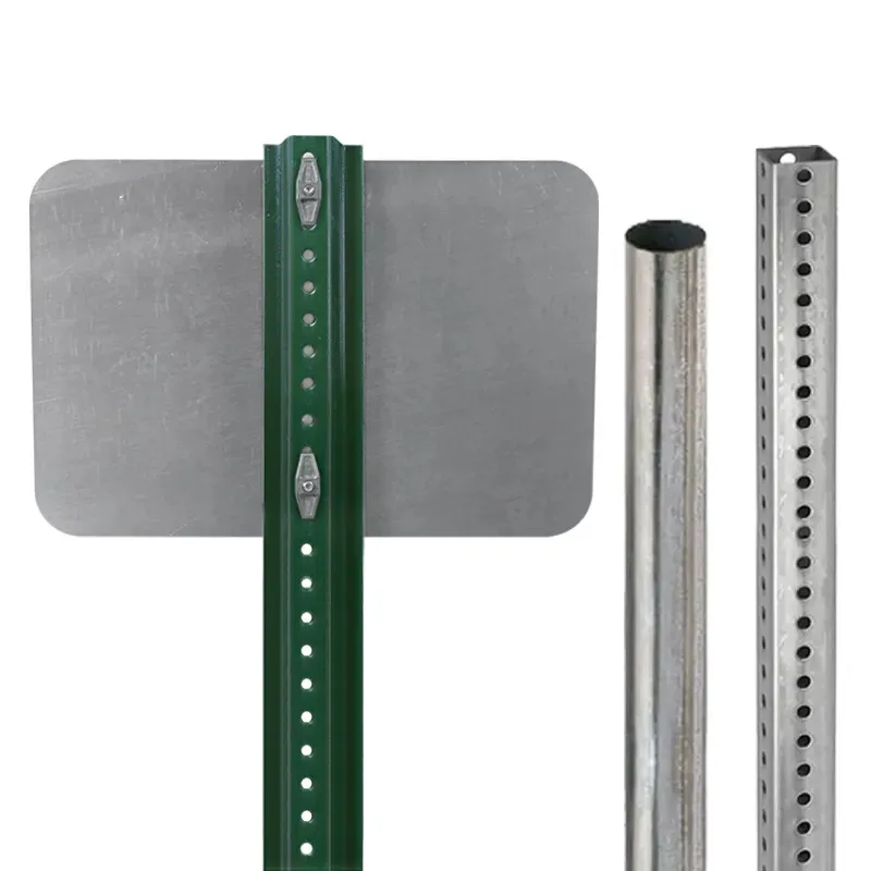 Steel Post Street Square Traffic ODM Coloful OEM Galvanized U Channel Sign Post Fence Post Waterproof Galvanized Powder Coated