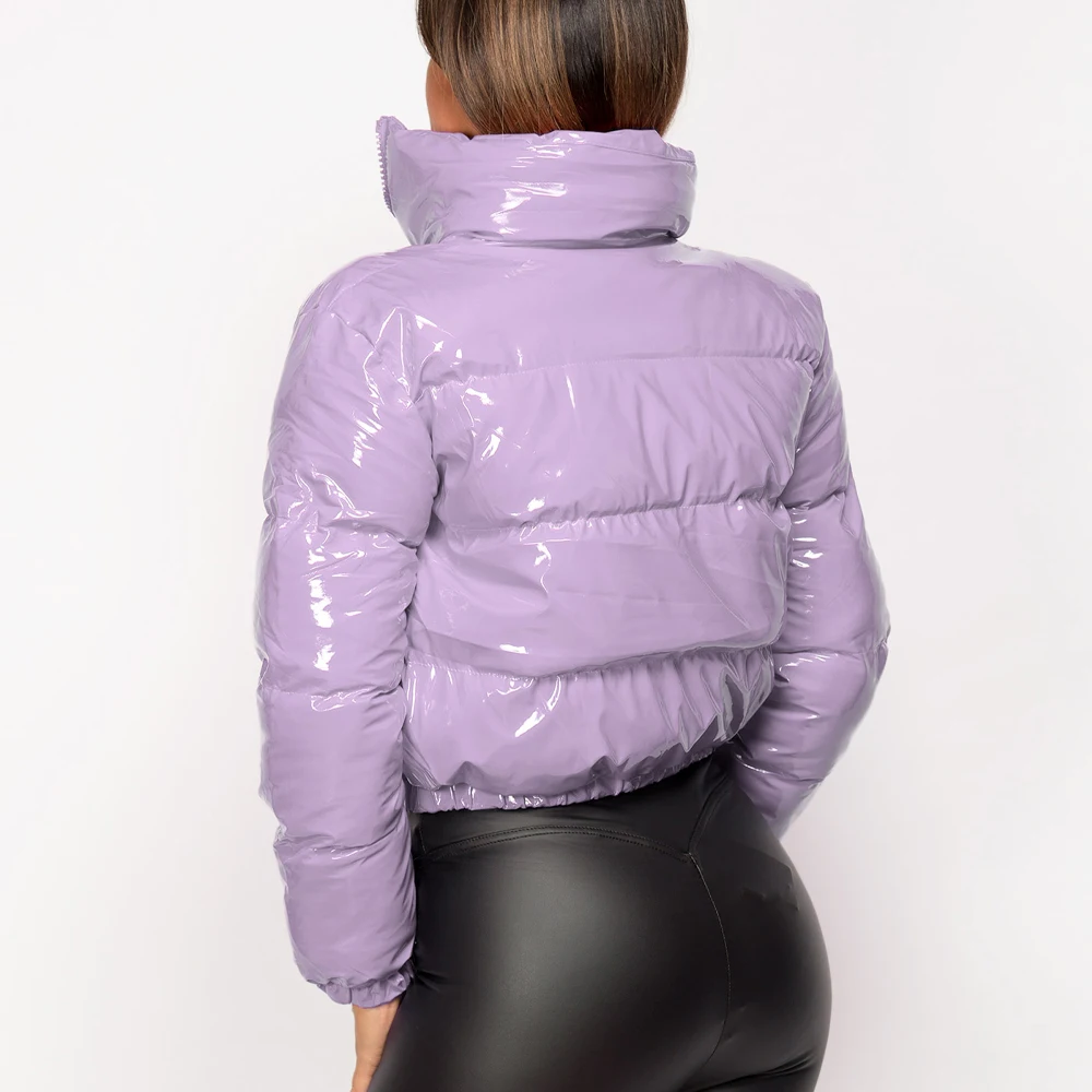 Women Puffer Bubble Crop Coats Puff Ladies Blank Jackets Coats Women Down Coats Women Winter