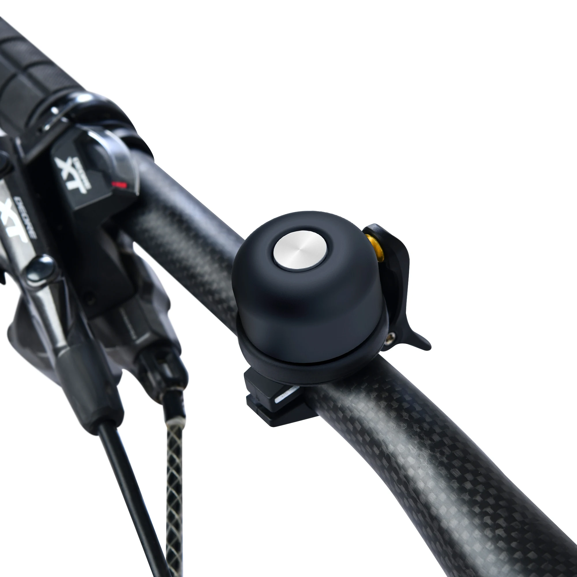 Автомобиль OEM велосипедный колокольчик четкий мини-велосипед черный медный торшер AirTag Колокольчик для Airtag