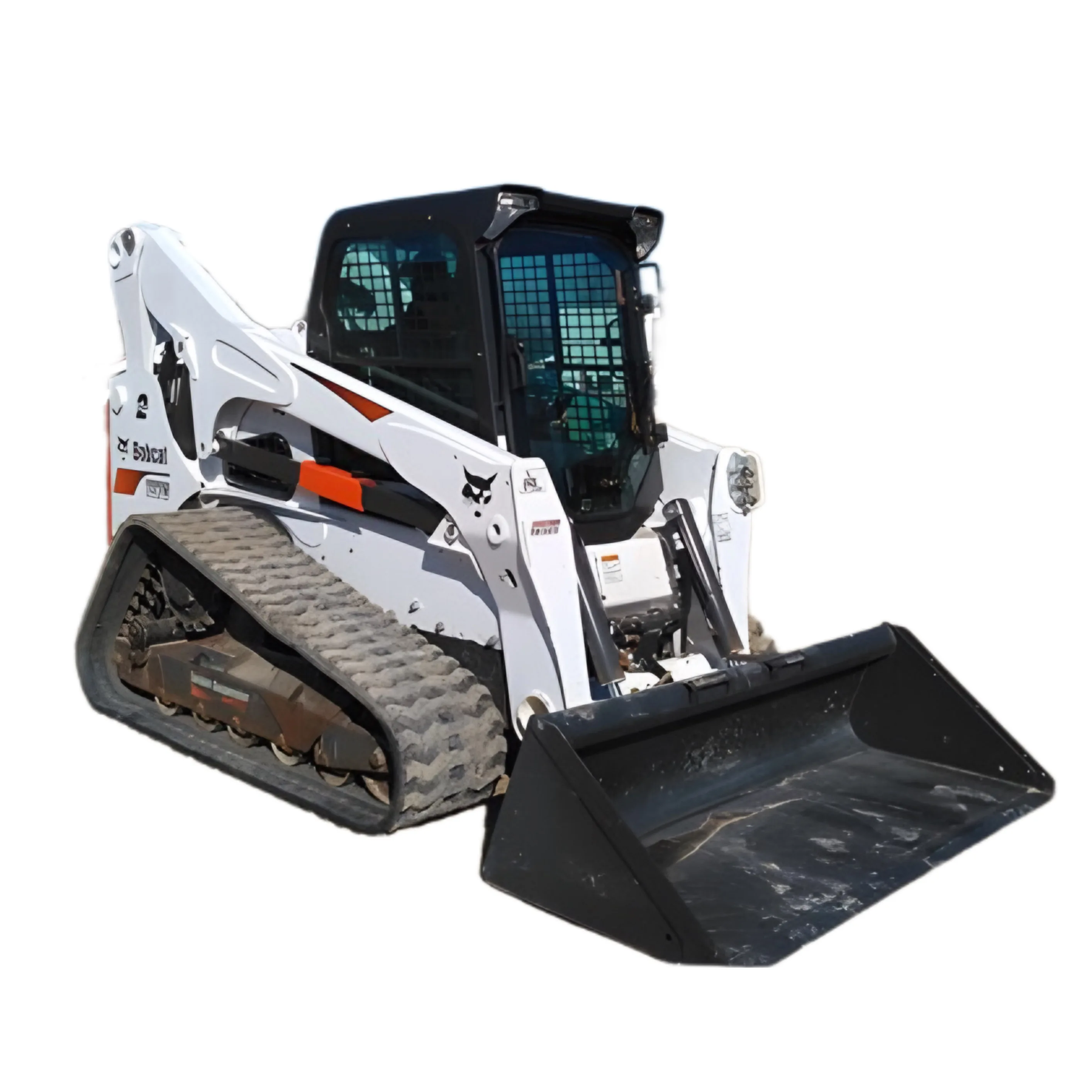 2021 Bobcat T870 Mini Loader High Efficiency EPA Approved Wheel Steer with Powerful Engine Bucket Attachment Used Condition