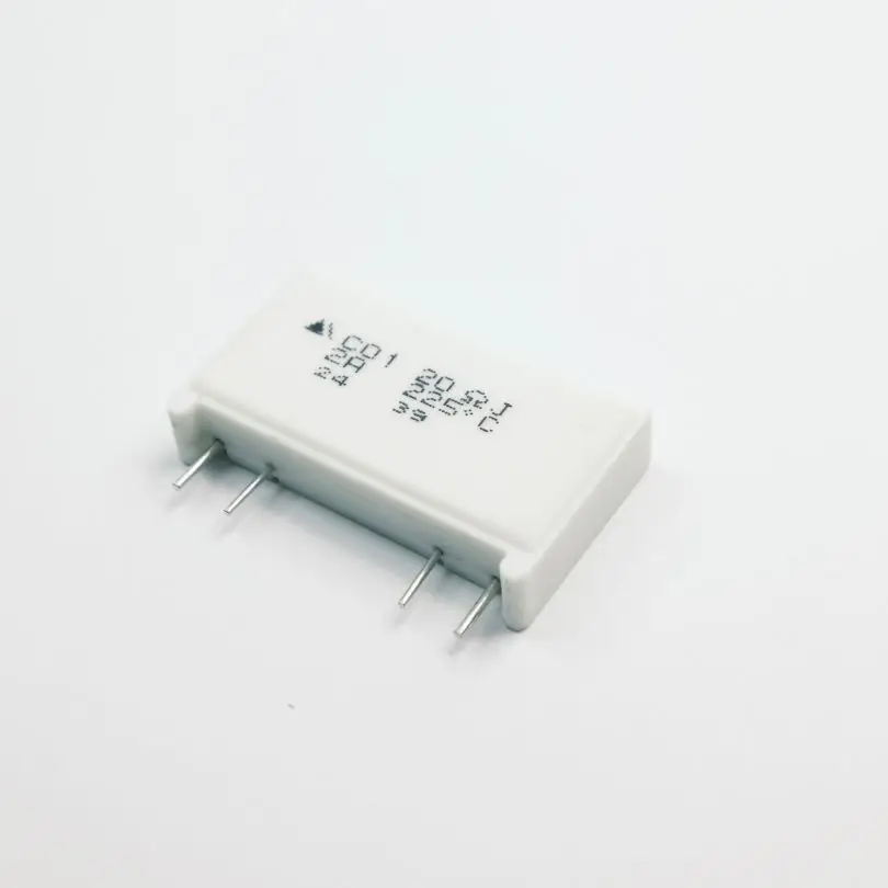 JPTEC Flameproof Bath-Tub Type Cut-Off Temperature Fuse Cement Wirewound Fixed Resistor