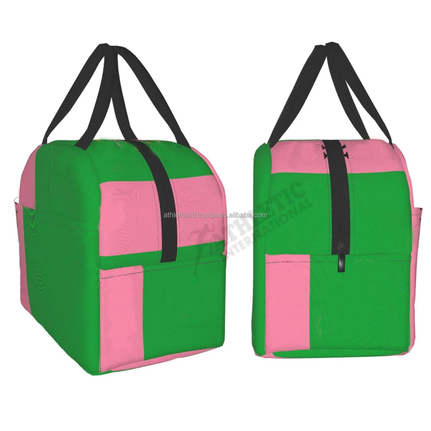 Greek Custom Red White Bags For Men Women Synthetic Wet Proof Leather