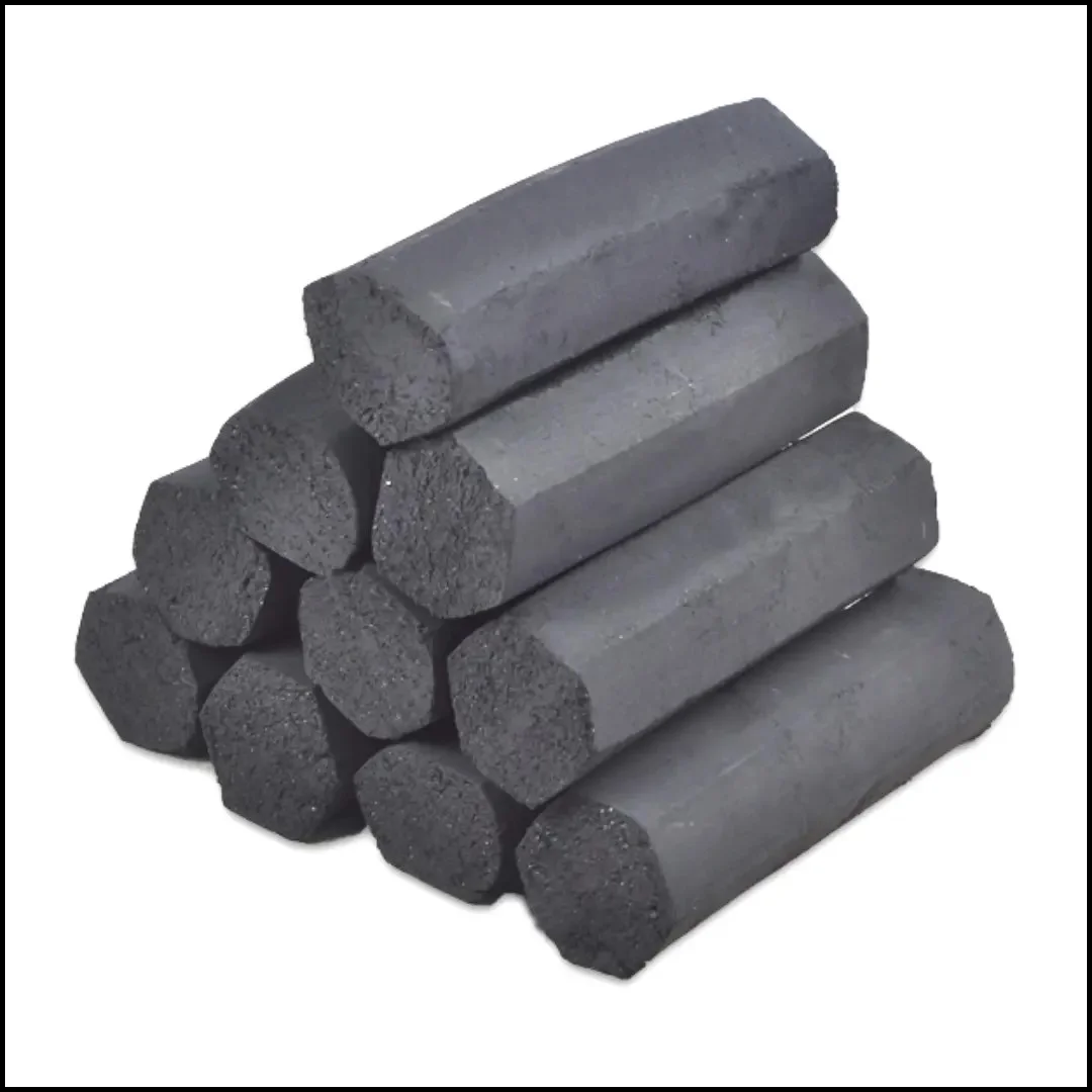 Market Price Coconut Shell Bbq Charcoal Hexagonal Shape 100 Natural