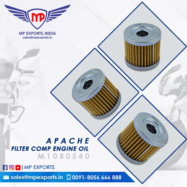 Genuine Quality Filter Comp Engine Oil for TVS Apache RTR 2W Spare Parts Available for Sale at Very Affordable Price to Peru