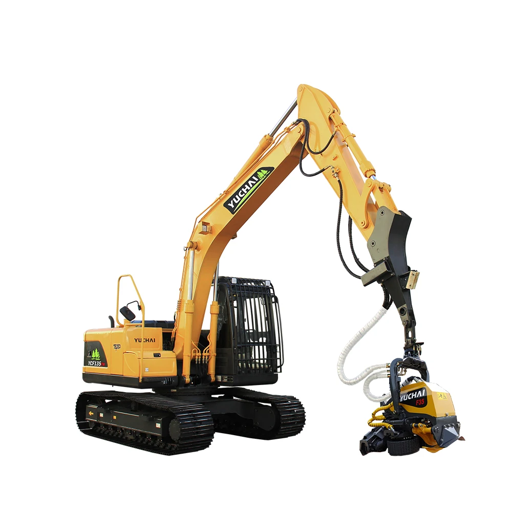 Forestry Harvester Head for Cutting for 13ton Excavators YCF135FM
