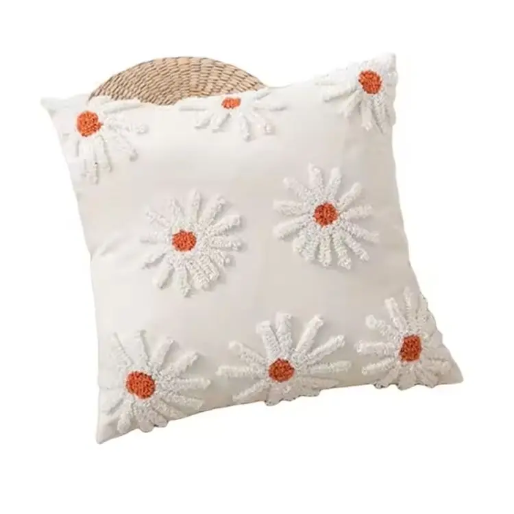Top Quality Cotton Cushion Covers For Sofas Beds Printed Bright Patterns Decorative Pillows Modern Traditional Style Home Decor_voghion.com