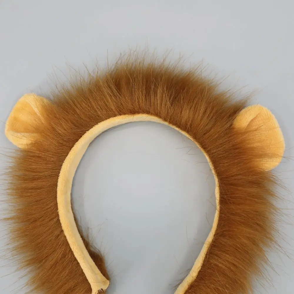 Набор из искусственных пушистых ушей льва