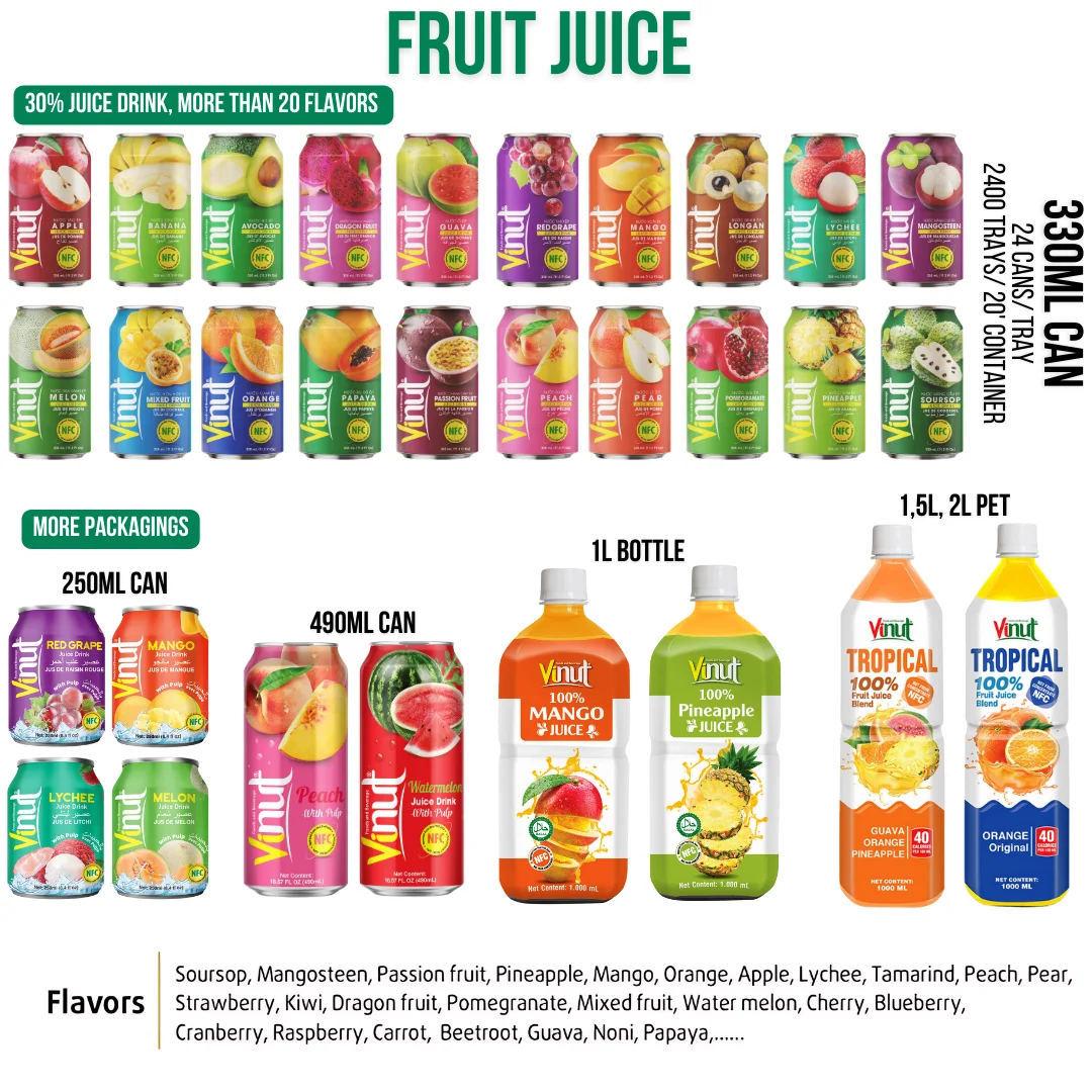 Carbonated Drink Vitamin C 250ml oz) VINUT Vietnam Factory Sugar  Free Wholesaler Price Free Sample Private Label OEMODM