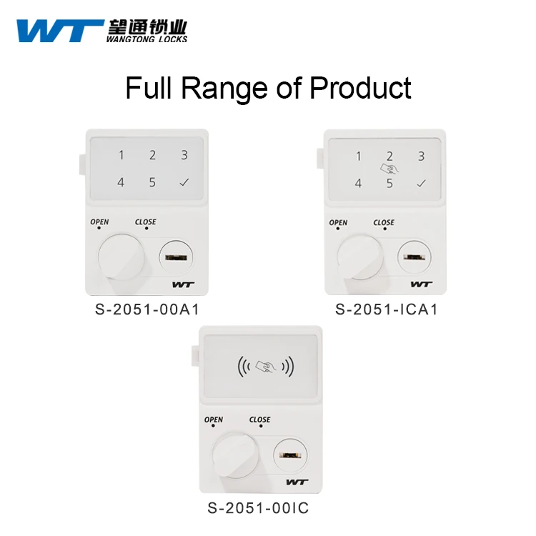 WT Plastic Cabinet Structure Manufacturing Digital Lock Door Smart Door Lock Mechanism Mechanical Safe Key Lock