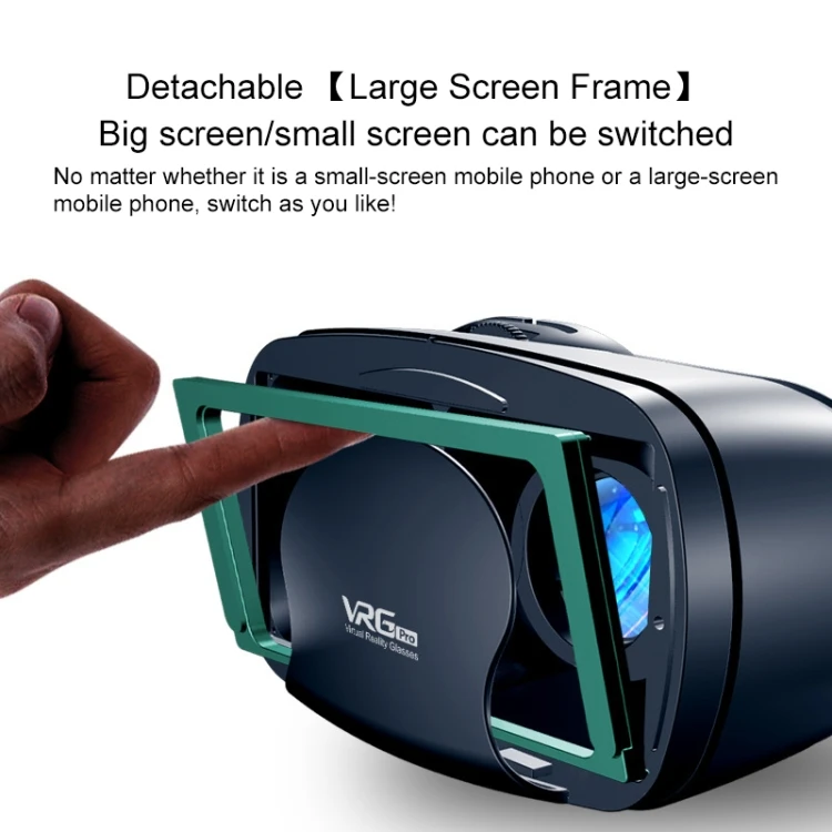 Best Sell VRG Pro Audio Video Version Premium VR Glasses