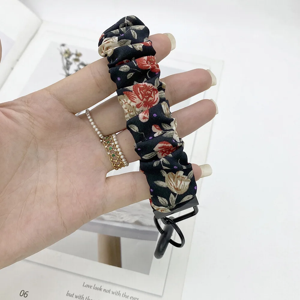 New Design Self Defense Keychain Cute Elastic Wristband Key Chain