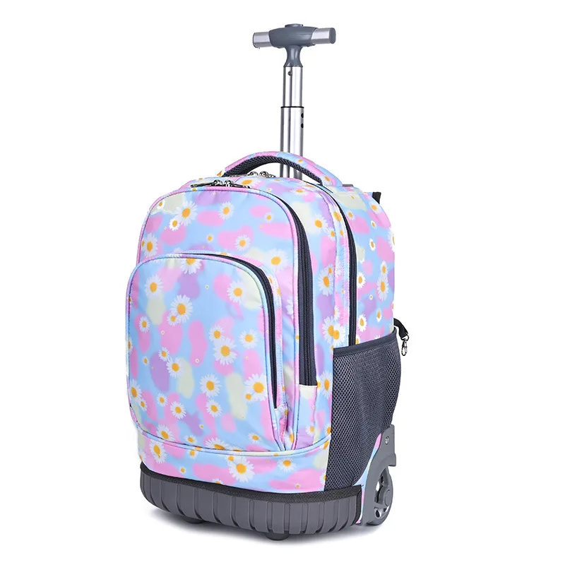 Kono Children's Rolling Backpacks Anime Luminous Rucksack with Wheels  Waterproof Trolly Cabin Bag 25L Laptop Backpack for Teens Boys Girls  (Black) : Amazon.co.uk: Fashion