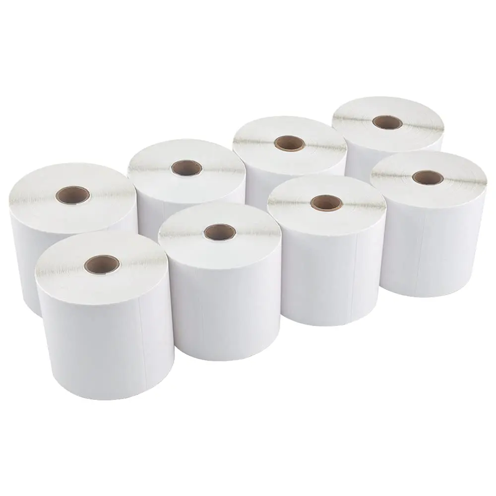4x4 Thermal Labels Roll Shipping Label Paper Etiqueta Termics Adesiva Roll Thermal Sticker Label 100x100 for Thermal Printer details