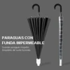 Pongee negro de 110 cm.
