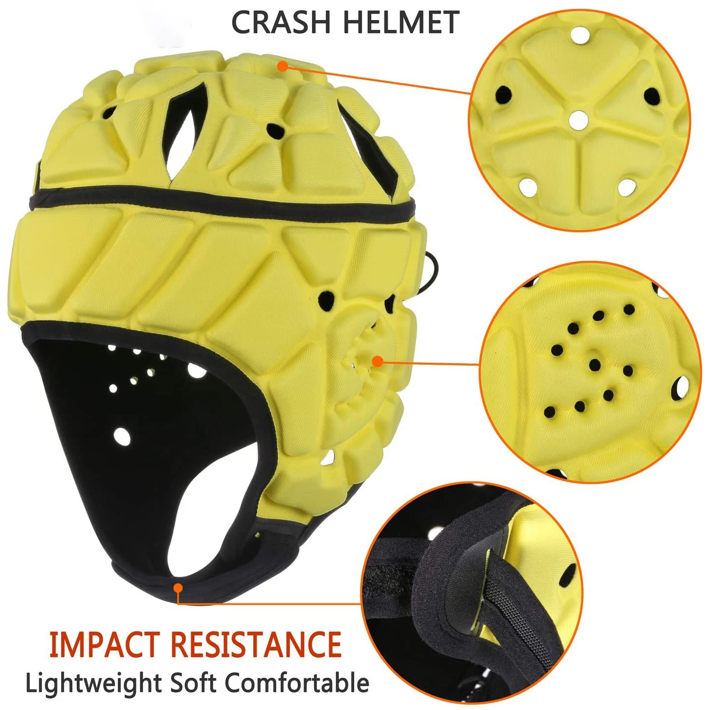 Custom Logo Colorful Rugby Head Guards For Men And Women Headgear Soccer And Football Head Gear