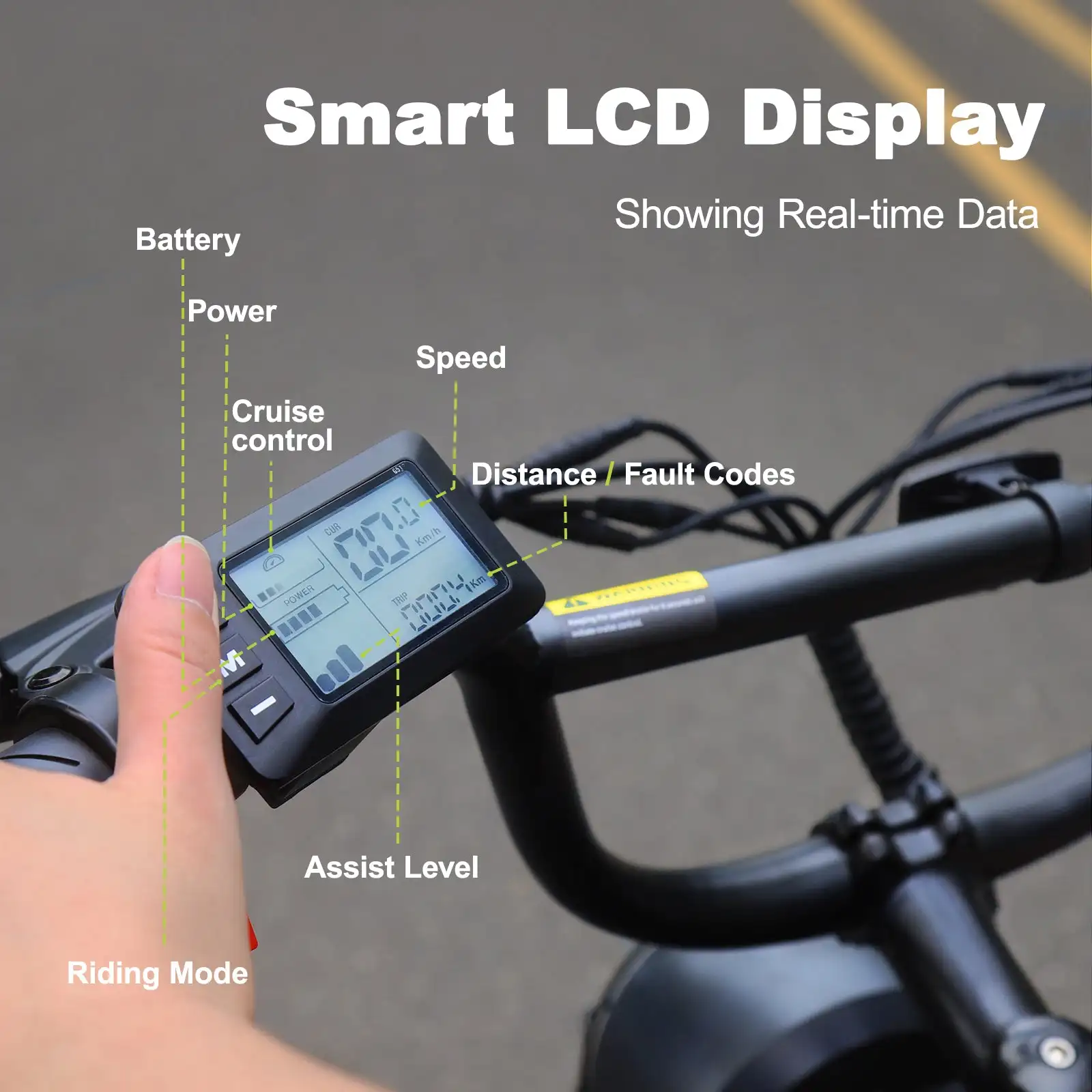 AVDL BIKE A50 Velo Electrique 20 - Fat Bike Tout Terrain - Moteur 250W-25km/h-Batterie 48V 14.25Ah - Autonomie 60-120km - Noir