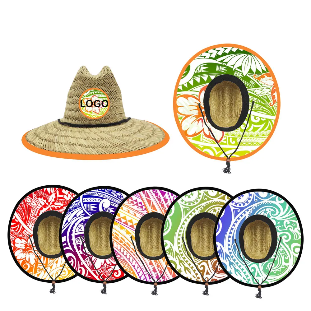 Nature Grass Beach Straw Hat with Customized Logo - China Straw