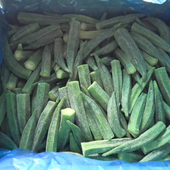 High Quality IQF Frozen Okra Harvester Cut in Whole From Vietnam Supplier Best Price Export Standard Quality Frozen Vegetables