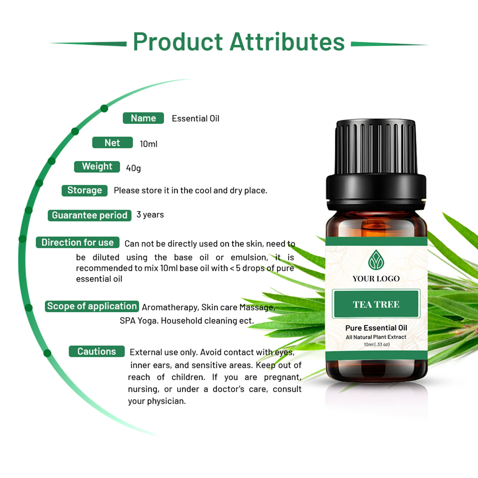 Therapeutic Grade Tea Tree Essential Oils Oem Private Label