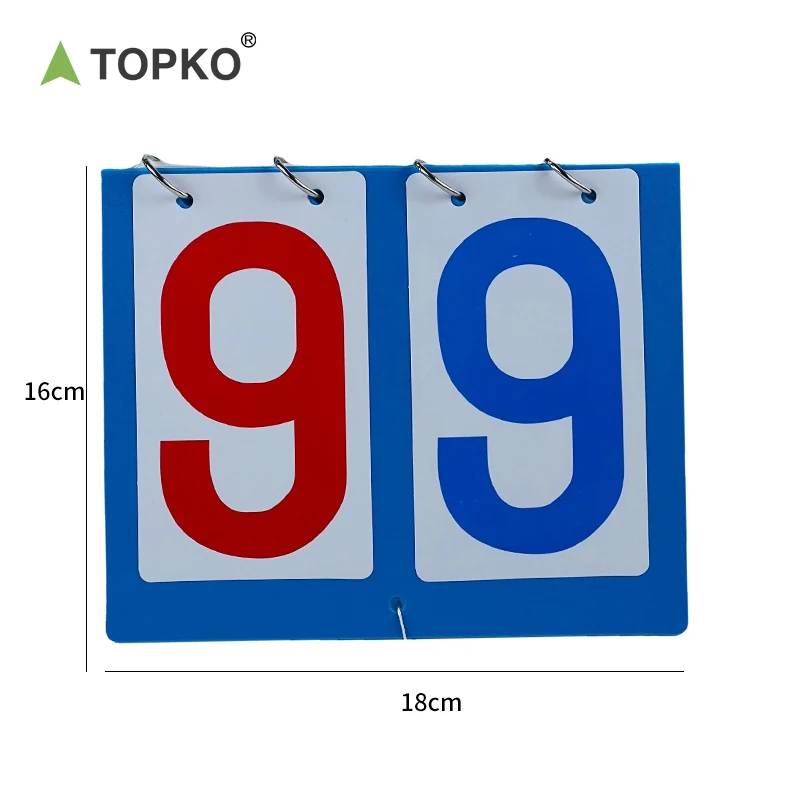 TOPKO High Quality Portable Manual Scoreboard Flip Number Scoreboard for Cricket, Football, Basketball & Other Sports Scoreboard