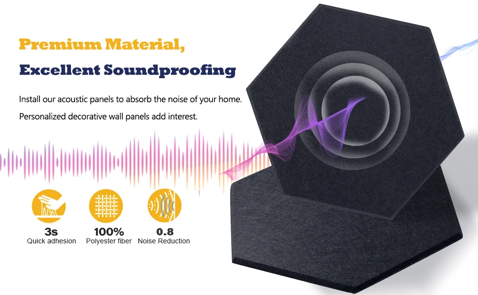 High Density Pet Felt Acoustic Panel Modern Design Polyester Wall Panels for Recording Wholesale PET Acoustic Wall Panels manufacture