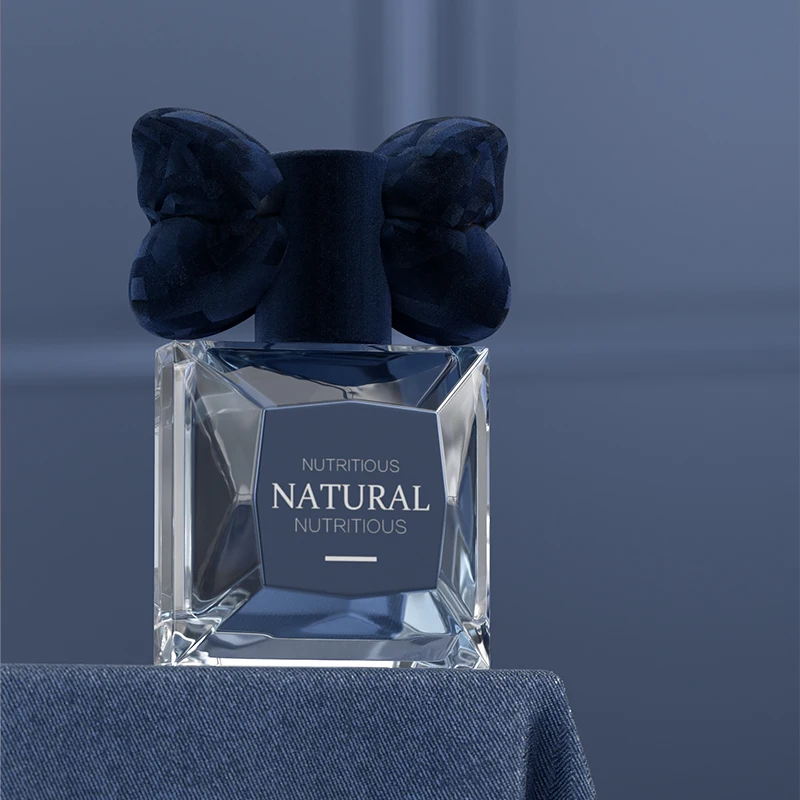 New Design 30ml 50ml 100ml Luxury Lady Mens Parfum Bottle Fragrance Spray Atomizer Perfume Bottle With Bowknot Cap