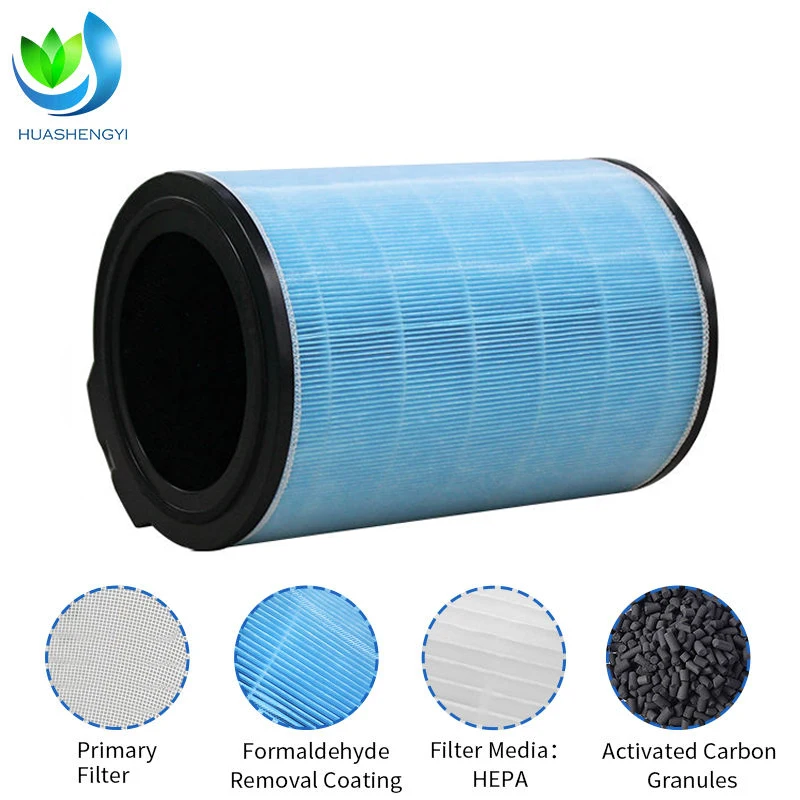 Hot Selling H13 True Hepa Air Filter Smart Air Purifier Filter for Xiaomi 1/2/3/3H/Pro Remove Allergens Dust for Home & Office