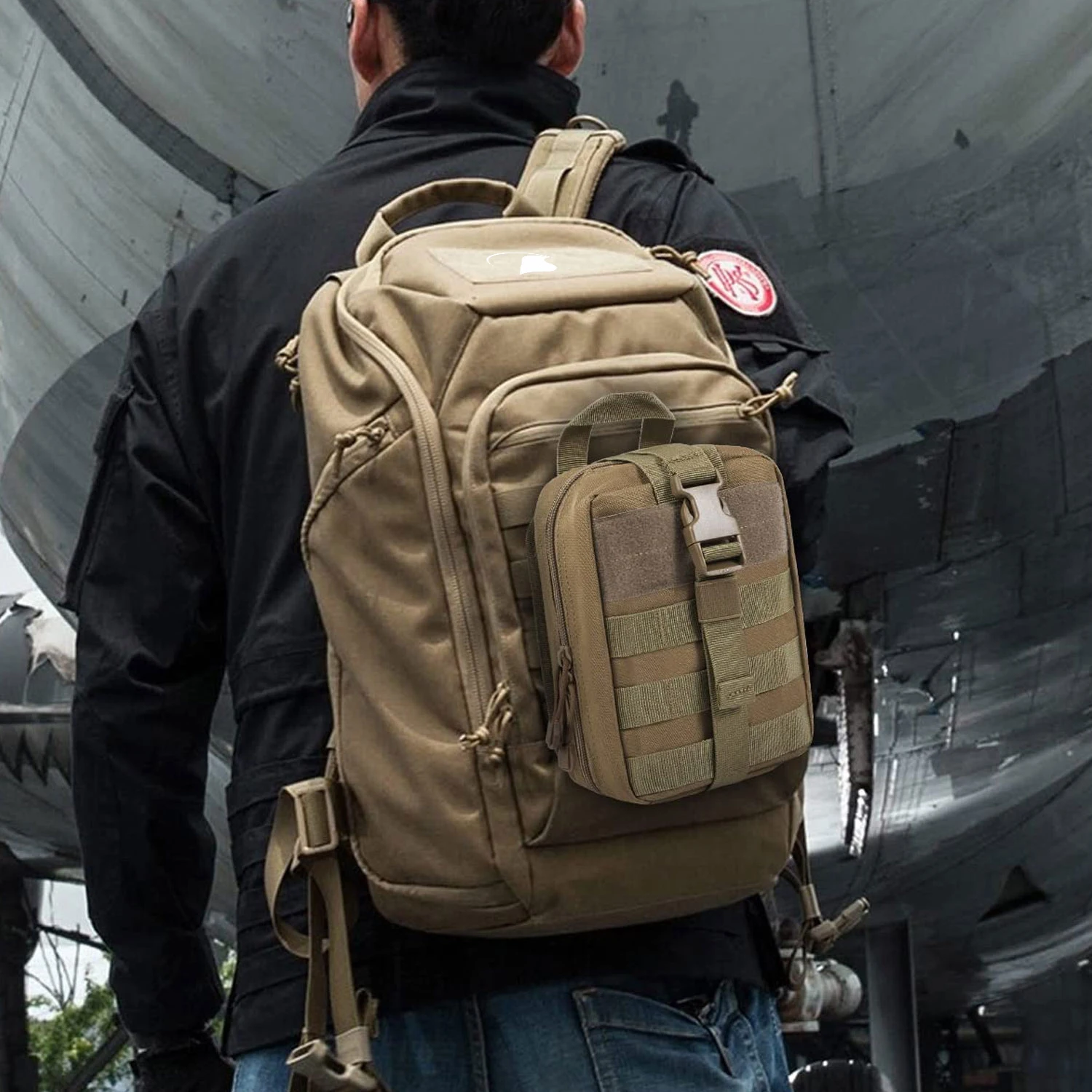 First Aid Pouch 1000d Nylon Tactical Molle Medical Pouch Utility Pouch