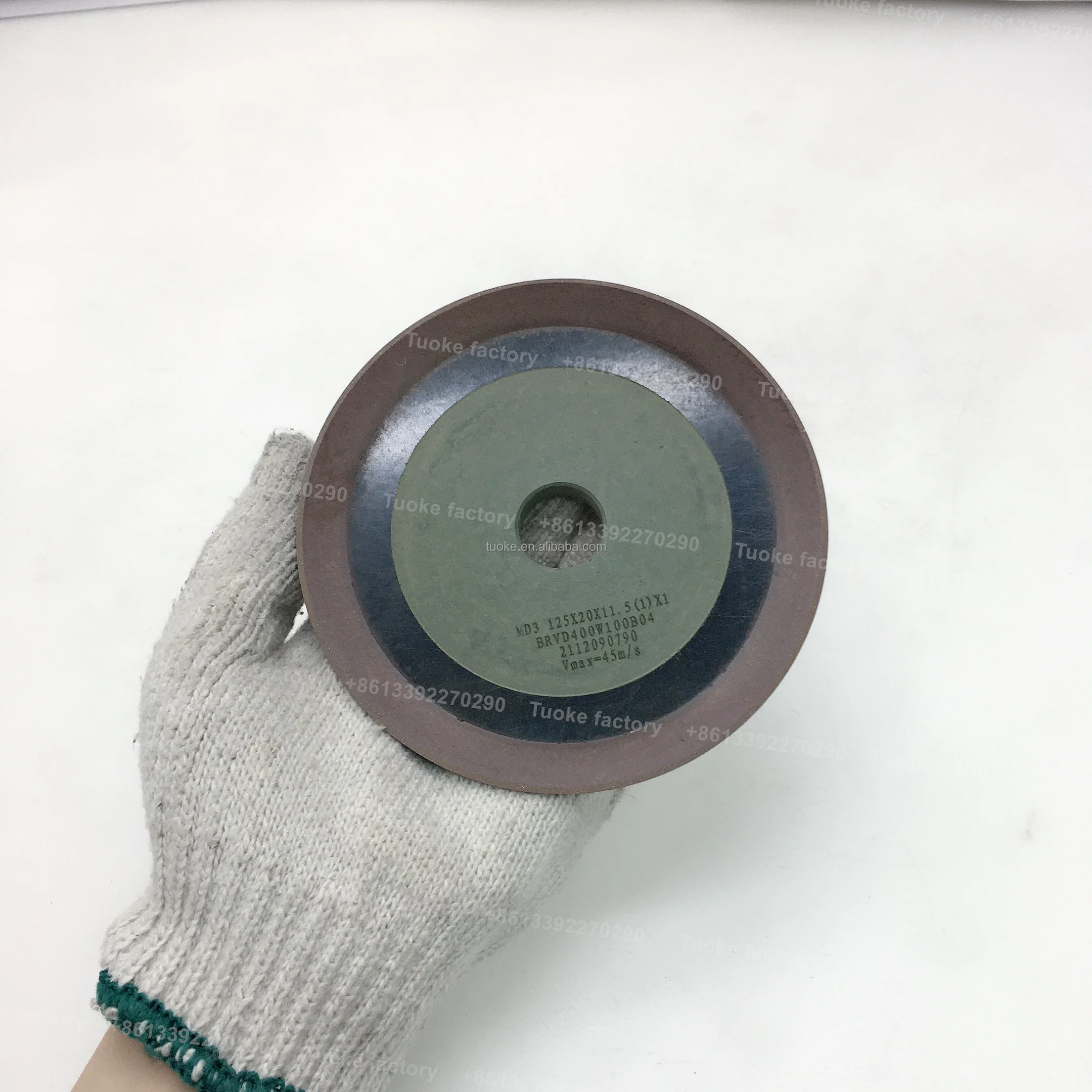 Твердосплавный резак для заточки TUOKE TK848 125x20, шлифовальные инструменты, шлифовальный круг