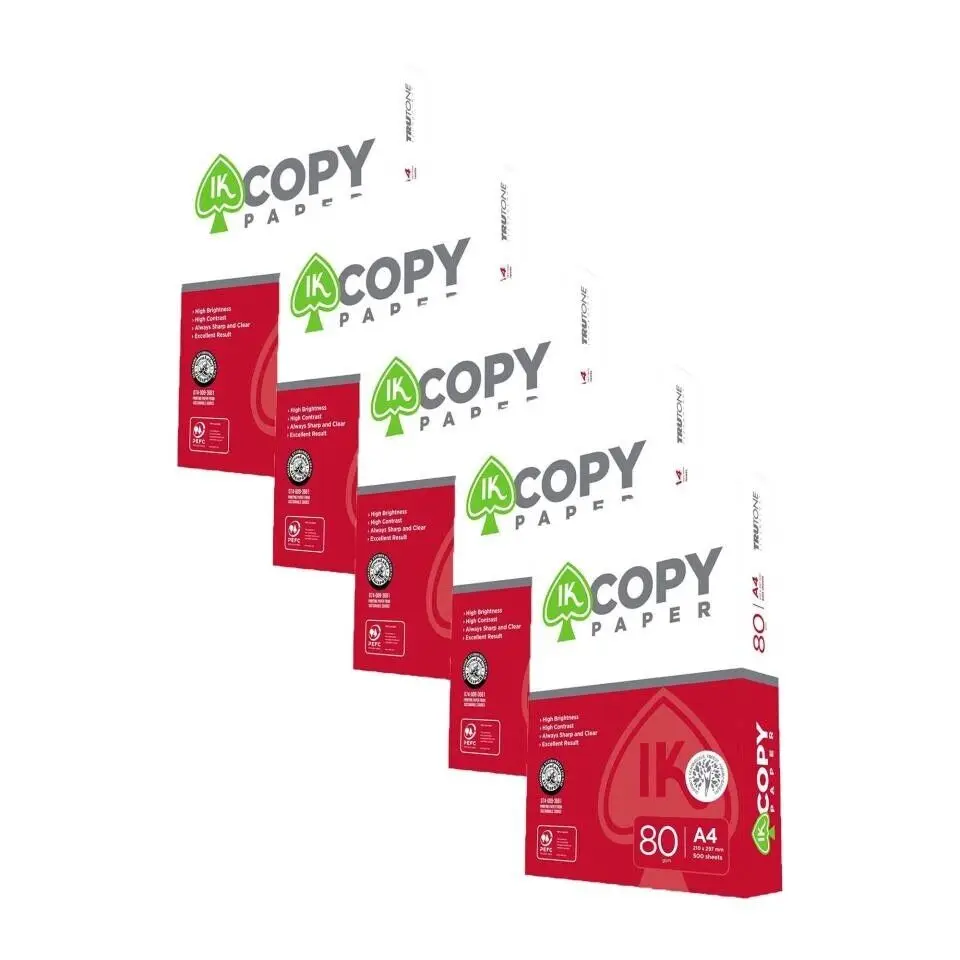 Top Quality White Ik A4 Paper 75 Gsm 70 Gsm/ Double A A4 Copy Paper Philippines Low Price Buy