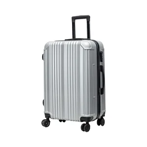 2026 Luxury ABS Hard Luggage Spinner Waterproof Light Weight Carry-on Trolley Suitcase for International Travel