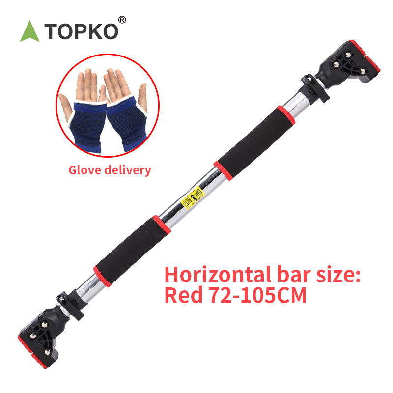 Topko High Quality Upper Body Workout Pull Up Bar Home Gym Portable Multifunctional Door