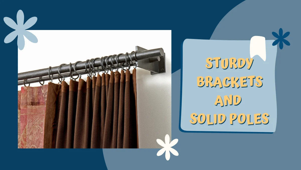 Modern Double Pole Curtain Rail Extendable Carbon Steel Metal Curtain