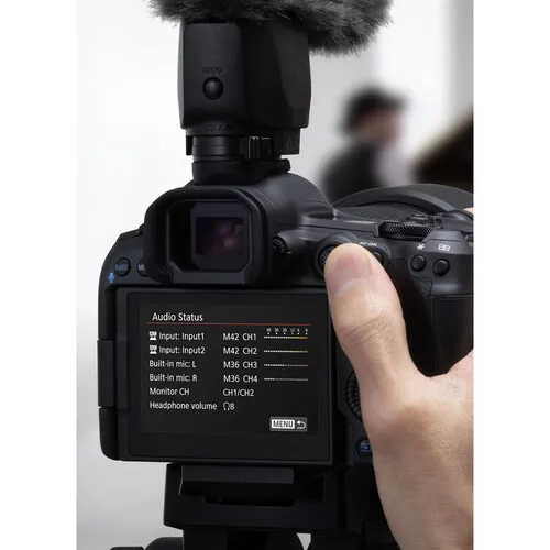 R5 Mark II Mirrorless Digital Camera HD 4K/8K Video Resolution DSLR Features with SD Memory Card